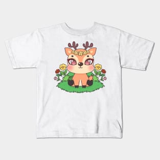 Cute Little Deer Kids T-Shirt